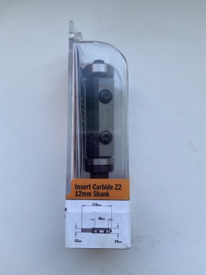 Фреза обгонная с подшипниками [в+н] со сменными ножами Z2 S=12 D=19x50x110 RH