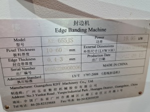 Автоматический кромкооблицовочный станок KDT KE-655JS ()