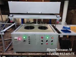 Термоформовочная машина для производства коррекс упаковки ТВК 550