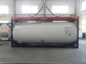 Танк-контейнер тип Т11 объём 18м3 для перевозки щелочных элементов