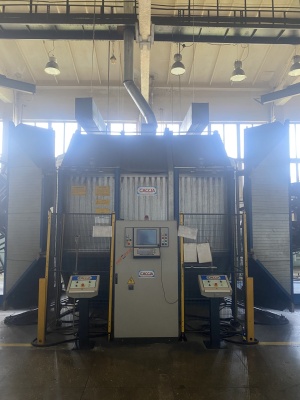 Машина ROTOBOX RB 3502 B для ротационного формования (спекания) полых изделий из пластмасс