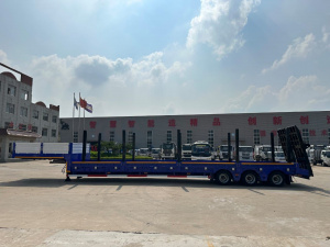 Полуприцеп-трал с трапами TONGYADA CTY9603TDPS низкорамный, 3-оси,тновый