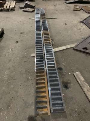 Рейка рукояти ЭКГ-5а кремальерная сегментная сварная