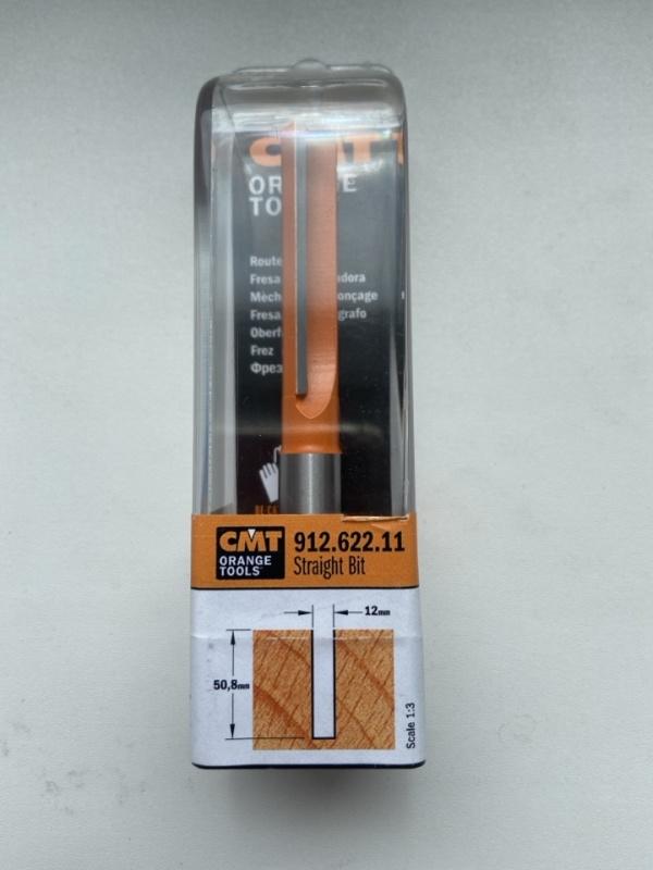 Фреза концевая CMT пазовая D=12,0 I=50,8 S=12,0 L=108,0