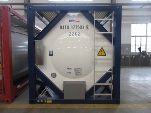 Танк-контейнер тип Т11 объём 18м3 для перевозки щелочных элементов