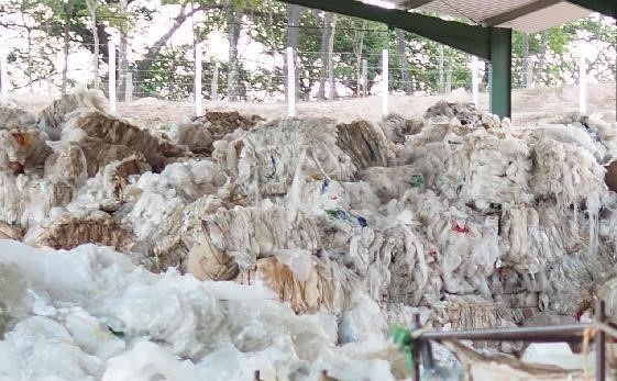 Линия мойки для переработки ПВД пленки