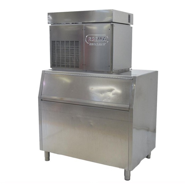 Льдогенератор (чешуя, 395кг) Brema MUSTER 350A-Q+ бункер BIN 350 (новый компрессор)
