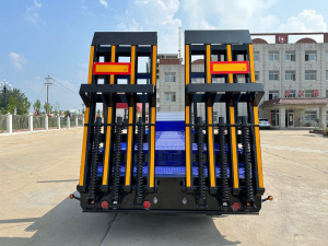 Полуприцеп-трал с трапами TONGYADA CTY9603TDPS низкорамный, 3-оси,тновый