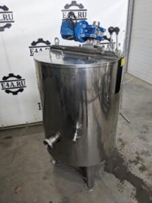 Емкость нержавеющая, объем — 0,1 куб.м., рубашка, термос, мешалка, эл. нагрев, инв 3727