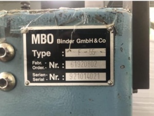 Фальцевальный станок MBO F-55