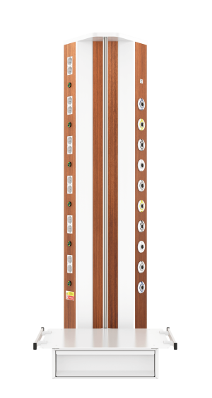 Медицинская консоль настенная вертикальная CADUCEUS CS07L