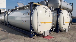 Контейнер-цистерна модели UN Т11 32К SWAP с утеплителем и пароподогревом