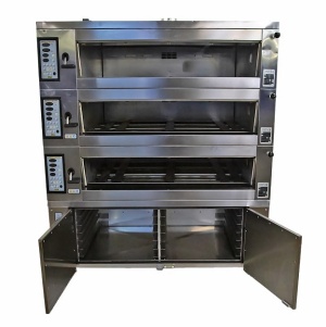 Печь подовая Mondial Forni Modul 4T-60/40 + шкаф расстоечный (б/парогенераторов)