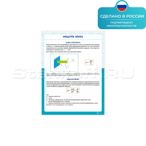 Информационный стенд «Модуль Юнга» ST0110