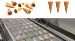 Печи для выпечки рожков для мороженого, сахарных рожков, вафельных рожков и стаканчиков