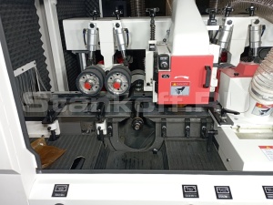 5-ти шпиндельный четырёхсторонний фрезерный станок продольного типа с 2-мя нижними шпинделями QMB-T520A