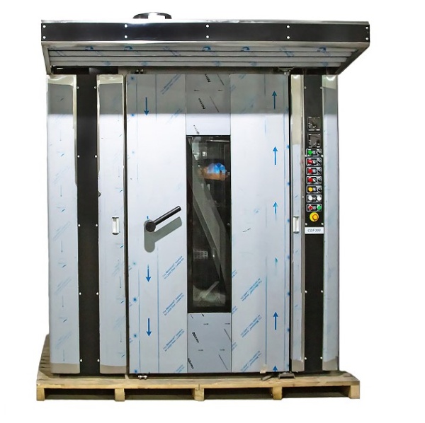 Печь ротационная Bakebridge CDF-300 + 6 шпилек-тележек (600х800)