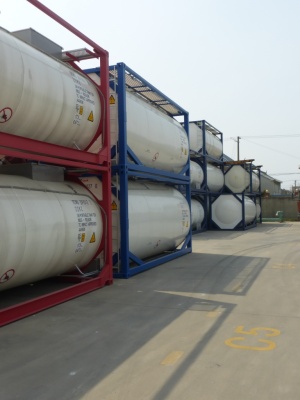 Танк-контейнер тип Т11 объём 25м3 для перевозки щелочных элементов, новый