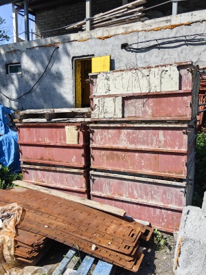 Установка для производства пенобетона с формами