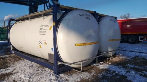 Танк-контейнер модель Т11 SWAP объём 31м3 для наливных грузов, с утеплителем и пароподогревом