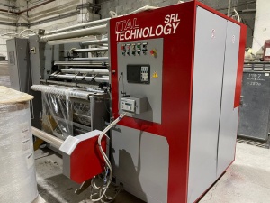 Бобинорезка ТСЕ модель SLA400M3 2000г.в. для БОПП пленки, SRL TECHNOLOGY, Италия