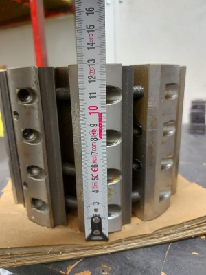 Гидроголовки фирмы Leitz, 10-и ножевые, размер 190*130*50 мм