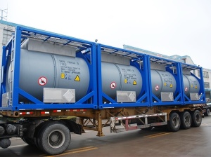 Танк-контейнер тип Т14 объём 7м3, для перевозки серной кислоты
