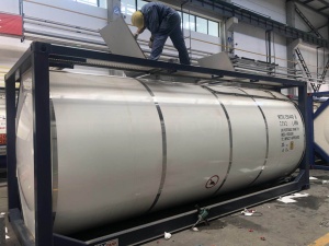 Танк-контейнер тип Т11 объём 25м3 для перевозки растворителей, новый