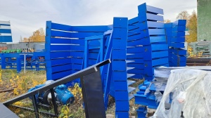 Линия сортировки бревен на 16 карманов