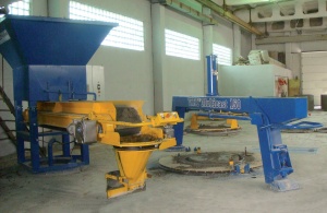 Оборудование для производства бетонных труб, диаметр до 1500 мм, длина до 2500 см. VVIHY Multicast SCC 150, Hawkeye Pedershaab, Дания