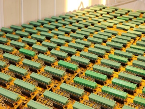 Линия для автоматического монтажа печатных плат электроники SMT, THT