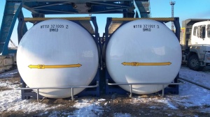 Танк-контейнер модель Т11 SWAP объём 31м3 для наливных грузов, с утеплителем и пароподогревом