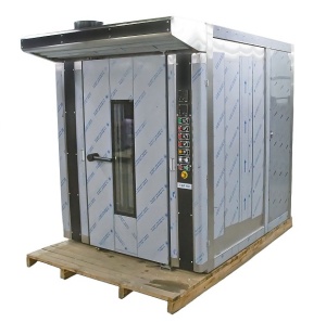 Печь ротационная Bakebridge CDF-100 + 4 шпильки-тележки (600х800)