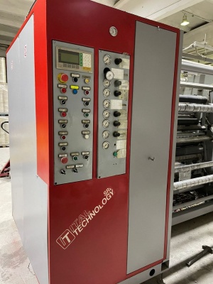 Бобинорезка ТСЕ модель SLA400M3 2000г.в. для БОПП пленки, SRL TECHNOLOGY, Италия