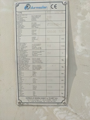 Координатно-пробивной пресс DURMA PP7