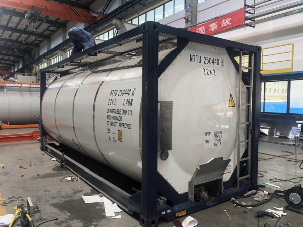 Танк-контейнер тип Т11 объём 25м3 для перевозки растворителей, новый