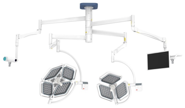 Светильник медицинский хирургический потолочный CADUCEUS CL4-L3/L4
