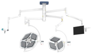 Светильник медицинский хирургический потолочный CADUCEUS CL4-L3/L4