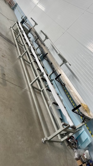 стол приемочный с валами (конвейер)