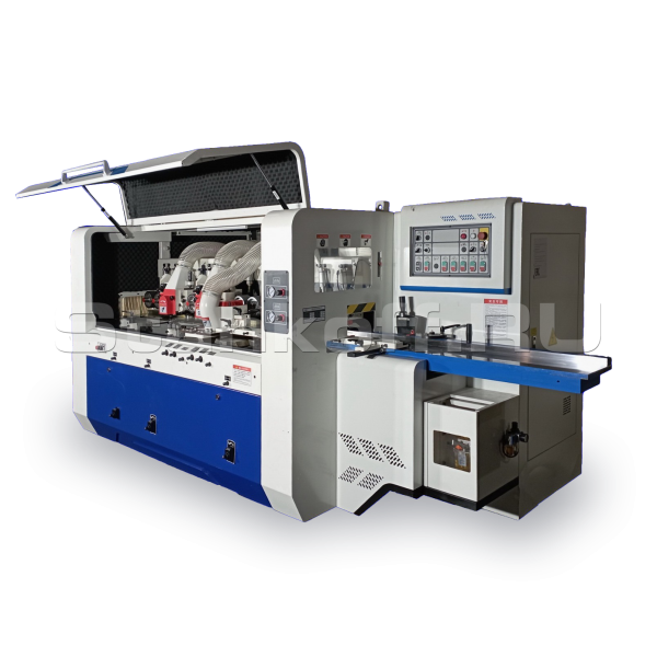5-ти шпиндельный четырёхсторонний фрезерный станок продольного типа с 2-мя верхними шпинделями QMB-T516S
