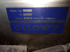Моюще-дезинфицирующая машина gilowy ГДР Берлин