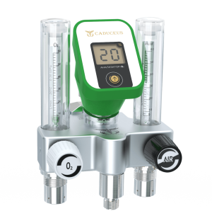 Смеситель кислородно-воздушной смеси с электронным цифровым табло