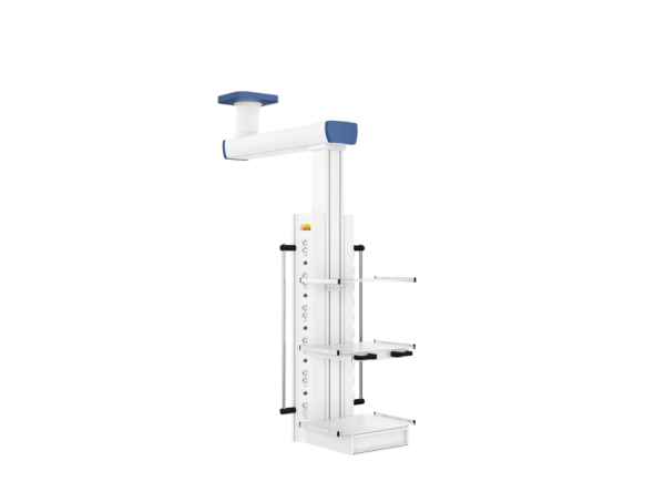 Потолочная одноплечевая вертикальная медицинская консоль CADUCEUS C1-V