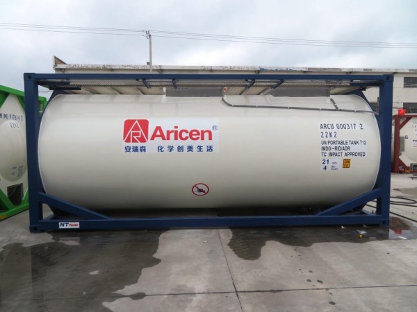 Танк-контейнер объём 21м3 тип Т12, для перевозки метанола