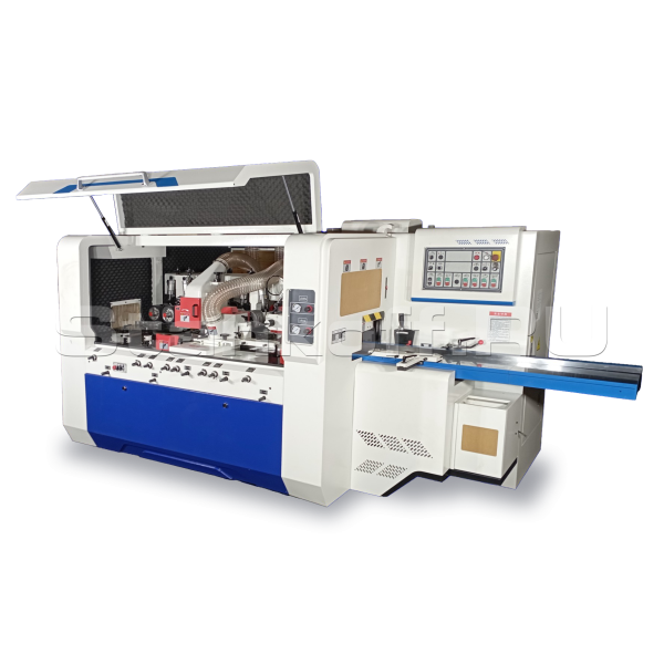 5-ти шпиндельный четырёхсторонний фрезерный станок продольного типа с 2-мя нижними шпинделями QMB-T520A