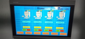 Гранулятор компаундер для переработки пэт или стекло-мело-талько наполненных пластиков до 5 компонентов. KTE-75D НОВЫЙ