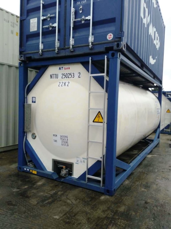 Танк-контейнер объём 25м3 тип Т4, для перевозки битумной эмульсии, новый