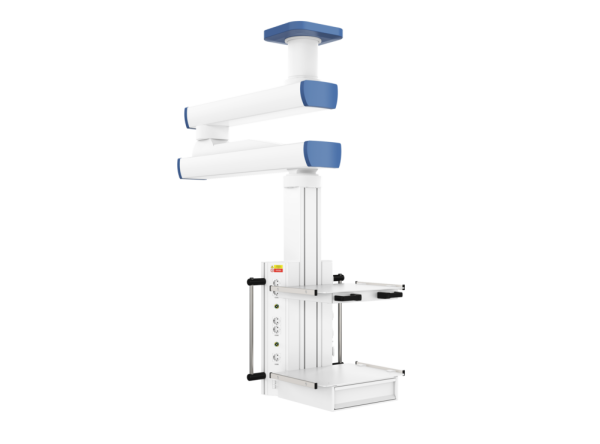 Потолочная двухплечевая вертикальная медицинская консоль CADUCEUS C2E-V