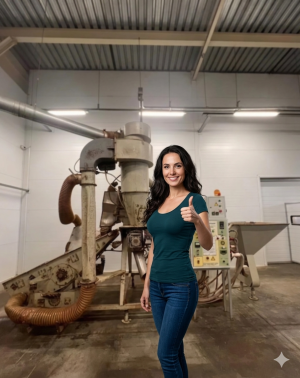 Мини-линия для сушки+измельчения Микросилема-дм