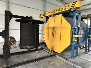 Линия ротоформования полимерных изделий D 2500 мм